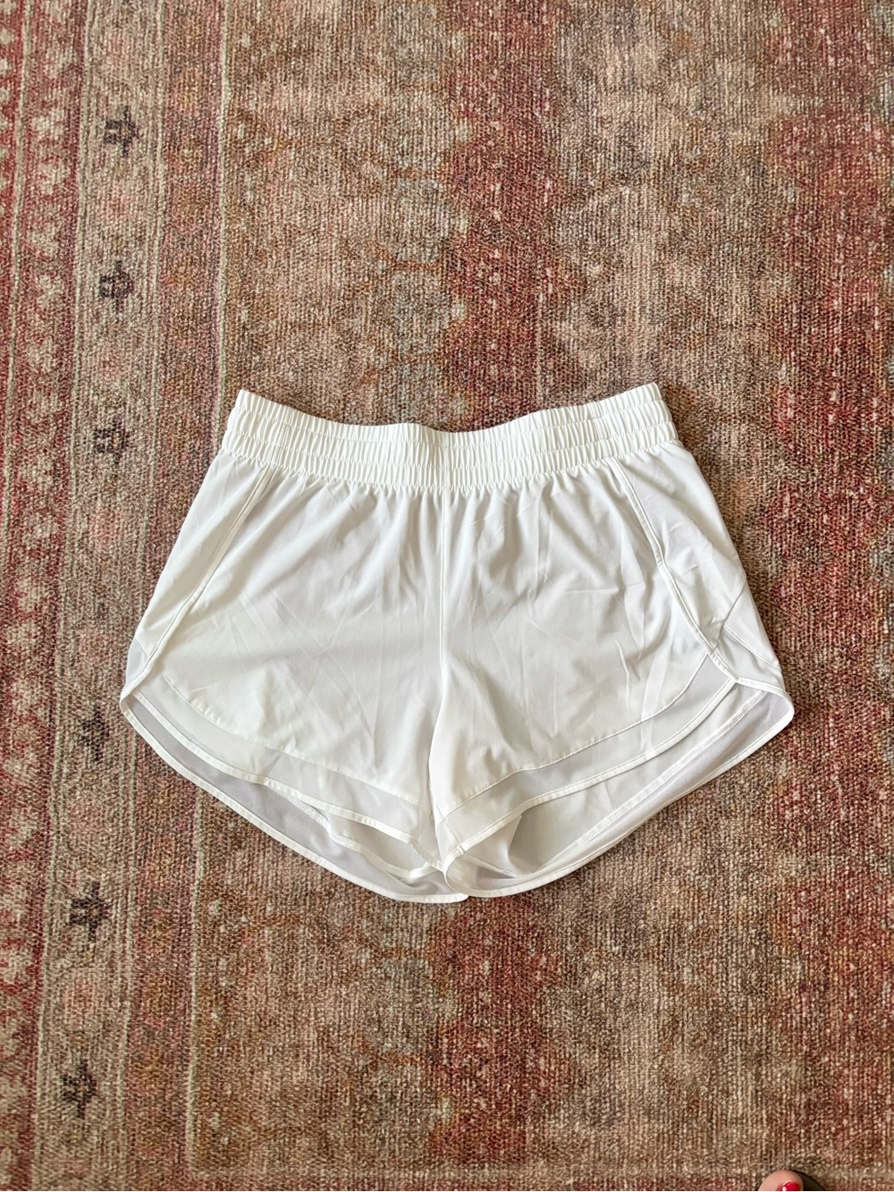 Athleta White Athletic Running Shorts